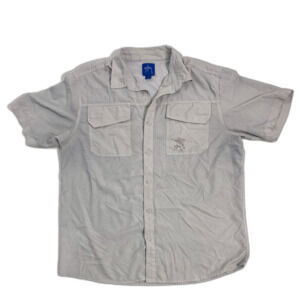 Guy Harvey Gray Performance Fishing Shirt Large